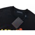 Louis Vuitton L.Vuitton Logo Embroidered T-shirt Black