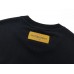 Louis Vuitton L.Vuitton Logo Embroidered T-shirt Black