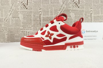 Louis Vuitton LV Skate Sneaker Red White