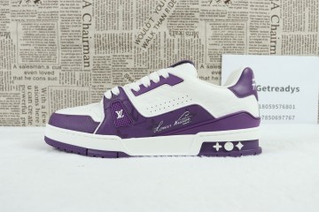 Louis Vuitton LV Trainer #54 Signature Purple White
