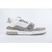 Louis Vuitton LV Trainer Grey White Signature