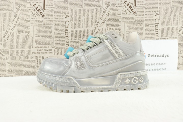 Louis Vuitton LV Trainer Maxi Leather Grey