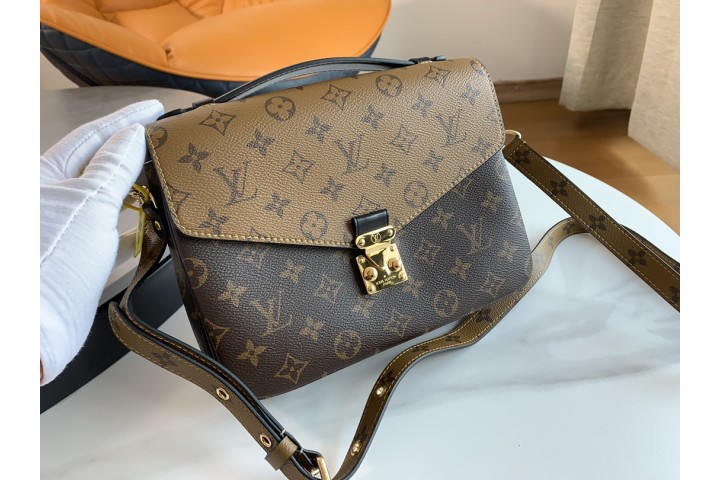 Louis Vuitton Metis Pochette Monogram Reverse Brown