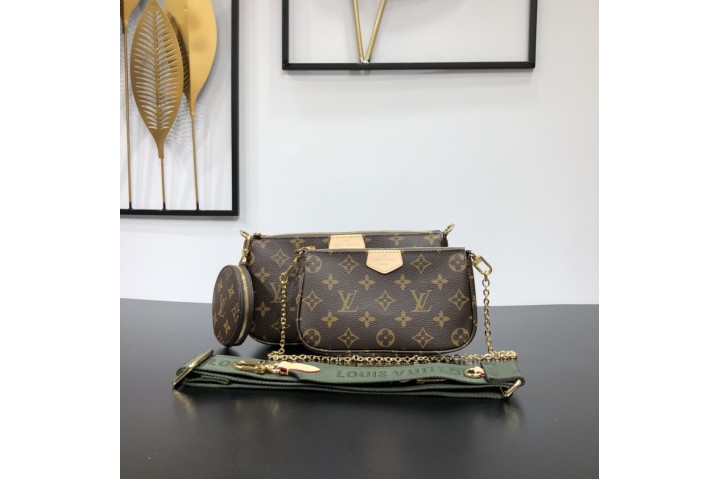 Louis Vuitton Multi Pochette Accessoires Monogram Rose Clair