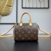 Louis Vuitton Nano Speedy Monogram Canvas Brown