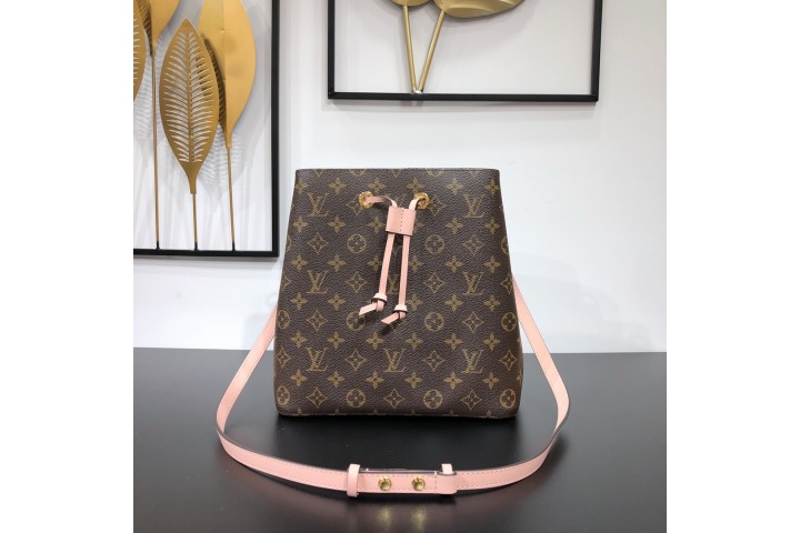 Louis Vuitton NeoNoe Monogram Rose Poudre Brown