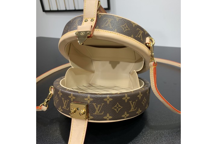 Louis Vuitton Petite Boite Chapeau Monogram Reverse White