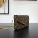 Louis Vuitton Pochette Felicie Monogram Fuchsia Lining