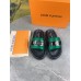 Louis Vuitton Pool Pillow Comfort Mule Black Green