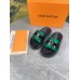 Louis Vuitton Pool Pillow Comfort Mule Black Green