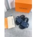 Louis Vuitton Pool Pillow Comfort Mule Monogram Denim Blue