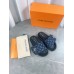 Louis Vuitton Pool Pillow Comfort Mule Monogram Denim Blue