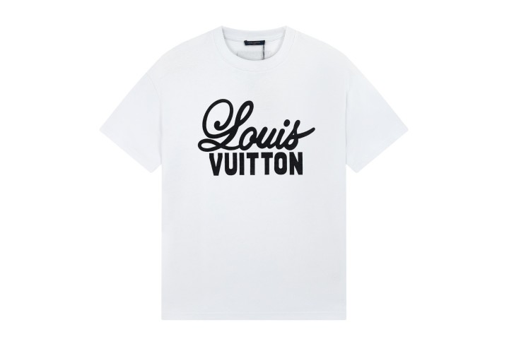 Louis Vuitton Printed Letter T-shirt White