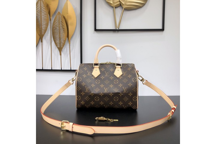 Louis Vuitton Speedy Bandouliere Monogram Brown