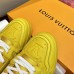 Louis Vuitton Trainer Yellow Embossed Monogram