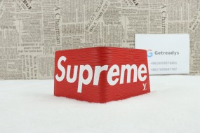 Louis Vuitton x Supreme Slender Wallet Epi Red