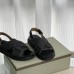 Marni Fussbett Sandals Black Denim