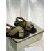 Marni Fussbett Sandals Olive Green