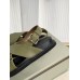 Marni Fussbett Sandals Olive Green