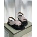 Marni Fussbett Sandals Pink Black