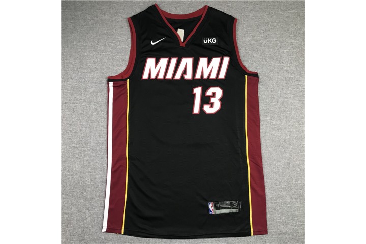 Miami Heat Bam Adebayo 13 Jersey Black