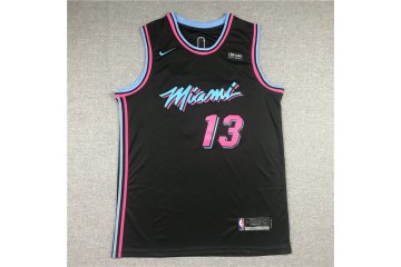 Miami Heat Bam Adebayo 13 Jersey the city edition Black