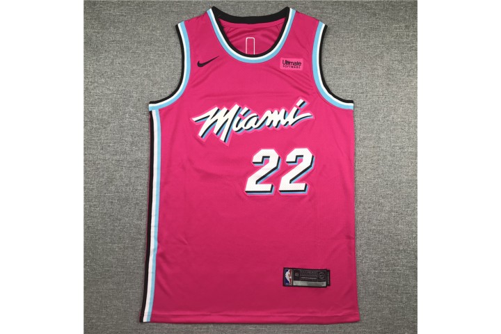 Miami Heat Jimmy Butler 22 Pink Jersey