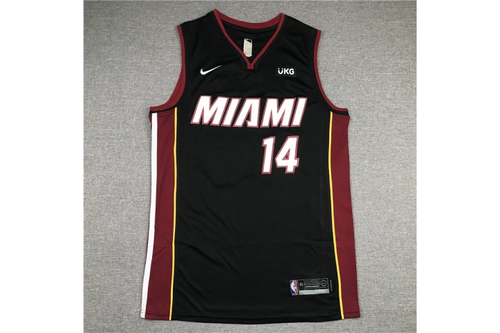 Miami Heat Tyler Herro 14 Jersey New Logo Black