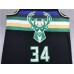 Milwaukee Bucks Giannis Antetokounmpo Jersey 34 City Edition Black