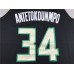 Milwaukee Bucks Giannis Antetokounmpo Jersey 34 City Edition Black