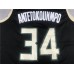 Milwaukee Bucks Giannis Antetokounmpo Jersey 34 NBA Finals Black