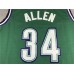 Milwaukee Bucks Ray Allen Hardwood Classics Jersey 34 Green