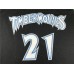 Minnesota Timberwolves 21 Kevin Garnett Basketball Jersey Black