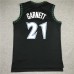 Minnesota Timberwolves 21 Kevin Garnett Basketball Jersey Black