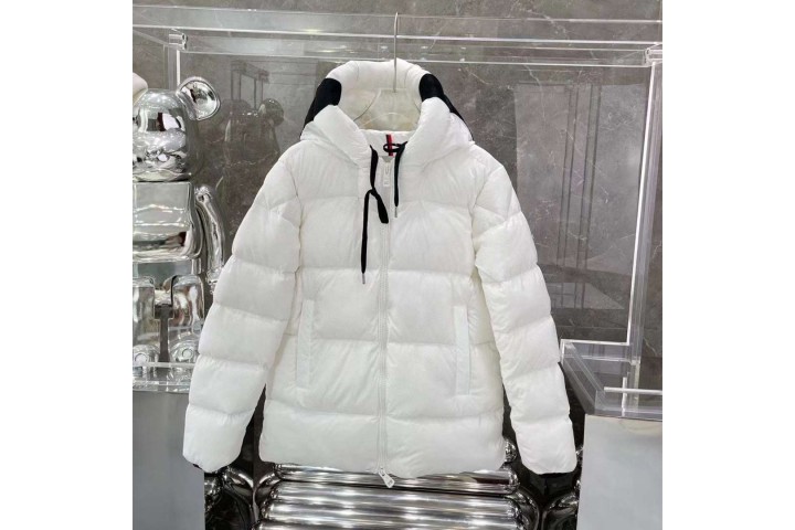 Moncler short down Jacket White