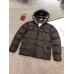 Moncler templon short down jacket black