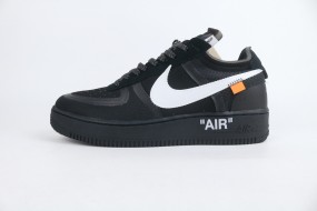 OWF Nike Air Force 1 Low Off-White Black White