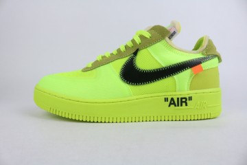 OWF Nike Air Force 1 Low Off-White Volt