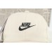 Nike Swoosh Logo White Cap