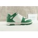 OFF-WHITE Out Of Office OOO Low Top Green White