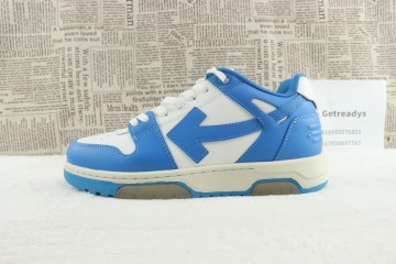 OFF-WHITE Out Of Office OOO Low Tops White Blue (FW22)