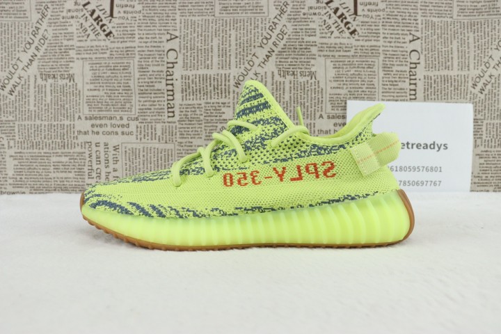 PK adidas Yeezy Boost 350 V2 Semi Frozen Yellow B37572