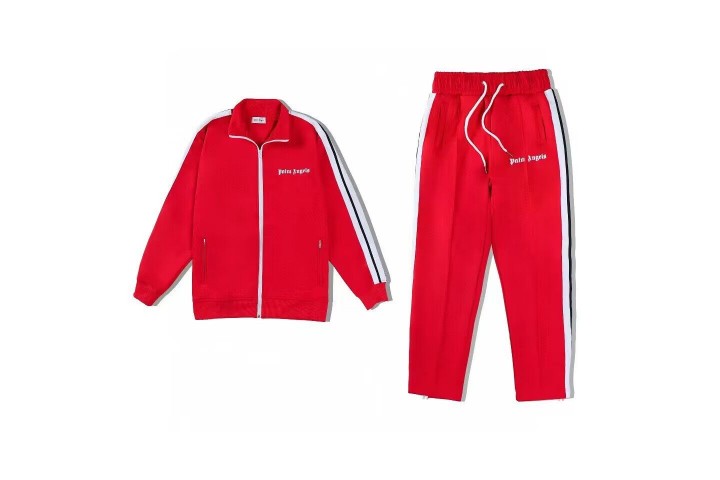 Palm Angels Track Jacket Red White Black