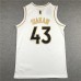 Pascal Siakam Toronto Raptors 43 White Gold Jersey