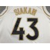 Pascal Siakam Toronto Raptors 43 White Gold Jersey