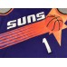 Phoenix Suns 1 Devin Booker Basketball Jersey Purple