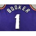 Phoenix Suns 1 Devin Booker Basketball Jersey Purple