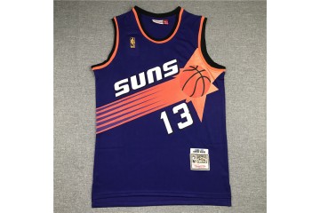 Phoenix Suns 13 Steve Nash Basketball Jersey Purple