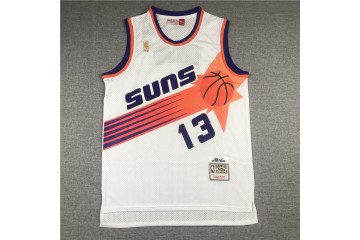 Phoenix Suns 13 Steve Nash Basketball Jersey White