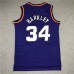 Phoenix Suns 34 Charles Barkley Basketball Jersey Purple